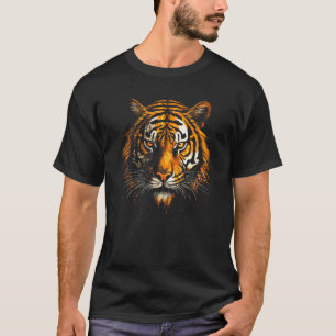 Verbazingwekkend Tijger Gezicht Ontwerp - Een Oogv T-shirt