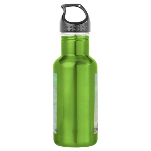 Verbazingwekkend tijger schilderen waterfles  (Achterkant)