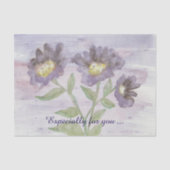 Verbazingwekkend tissue papier grote paarse bloeme (Voorkant)