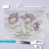 Verbazingwekkend tissue papier grote paarse bloeme (Craft)