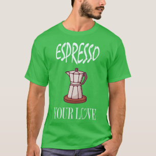 Verbazingwekkend vandaag, maar eerst koffie t-shirt