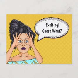 Verbazingwekkend, verwacht, raad eens wat? Briefka Briefkaart