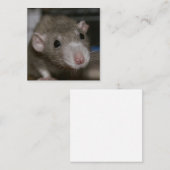 Verbazingwekkend Vierkante Visitekaartje (Voorkant / Achterkant)