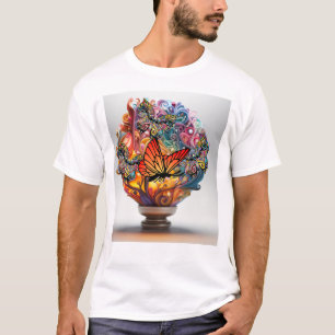 Verbazingwekkend vlinder T-shirt ontwerp
