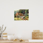  verbazingwekkend vreedzaam Poster op het landscha (Keuken)