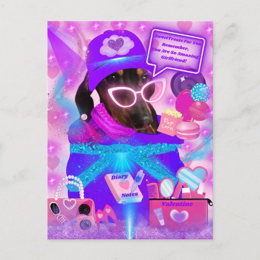 Verbazingwekkend Vriendin Briefkaart (Voorkant)