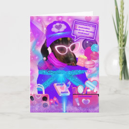 Verbazingwekkend Vriendin Wenskaart Notitiekaartje