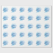 Verbazingwekkend zee met dolfijnen cadeaupapier (Vlak)