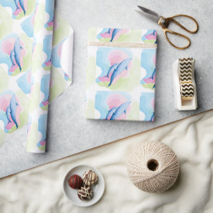 Verbazingwekkend zee met dolfijnen cadeaupapier
