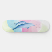 Verbazingwekkend zee met dolfijnen persoonlijk skateboard (Horizontaal)