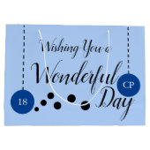 Verbazingwekkende 18e geboortedag: blauwe foto's groot cadeauzakje (Achterkant)