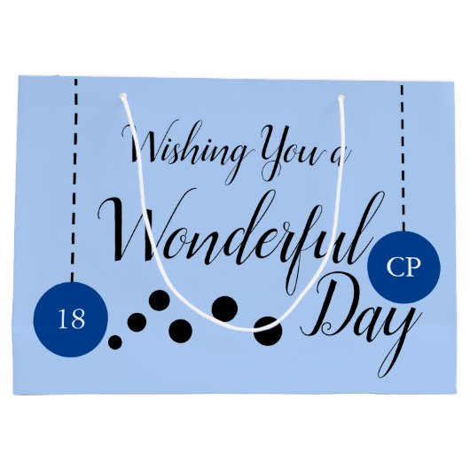 Verbazingwekkende 18e geboortedag: blauwe foto's groot cadeauzakje (Achterkant)