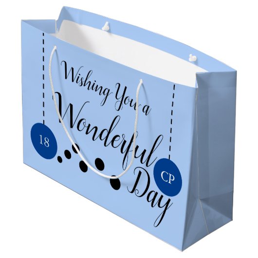 Verbazingwekkende 18e geboortedag: blauwe foto's groot cadeauzakje (Achterkant Gekanteld)