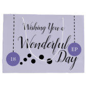 Verbazingwekkende 18e geboortedatum paarse foto's groot cadeauzakje (Achterkant)