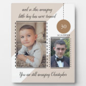 Verbazingwekkende 30e verjaardag van de geboorte b fotoplaat (Voorkant)