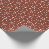 Verbazingwekkende 3D-effecten: Witte kubussen op b Cadeaupapier (Hoek)