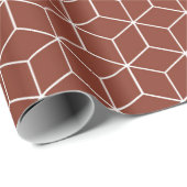 Verbazingwekkende 3D-effecten: Witte kubussen op b Cadeaupapier (Rol Hoek)