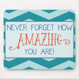 Verbazingwekkende aanmoediging met Blauwgroen Chev Muismat