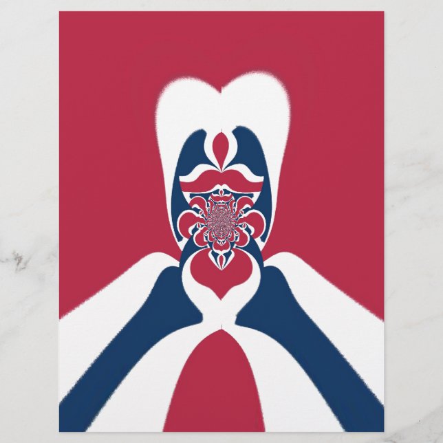 Verbazingwekkende Abstracte E.T. Art Print (Voorkant)