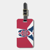 Verbazingwekkende Abstracte E.T. Art Print Bagagelabel (Voorkant verticaal)