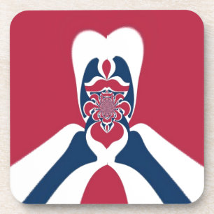 Verbazingwekkende Abstracte E.T. Art Print Bier Onderzetter