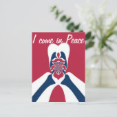 Verbazingwekkende Abstracte E.T. Art Print Briefkaart (Staand voorkant)