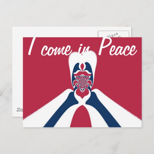 Verbazingwekkende Abstracte E.T. Art Print Briefkaart (Voorkant / Achterkant)