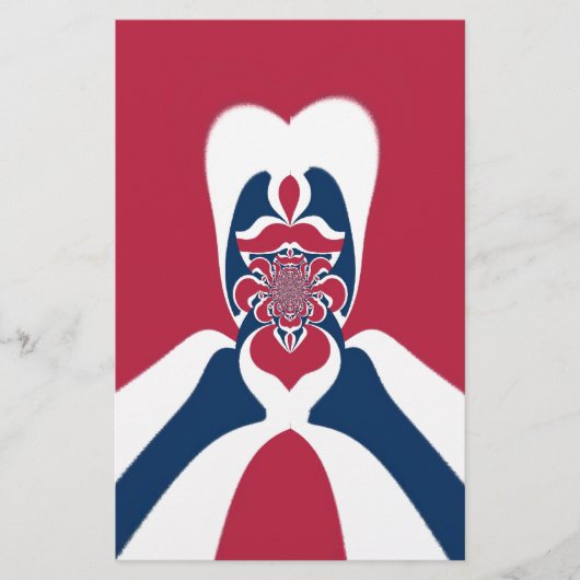 Verbazingwekkende Abstracte E.T. Art Print Briefpapier (Voorkant)