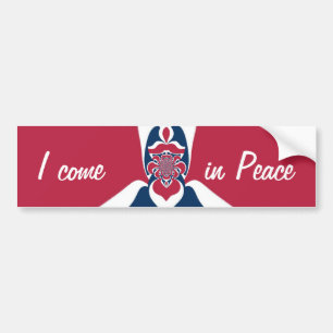 Verbazingwekkende Abstracte E.T. Art Print Bumpersticker