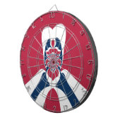 Verbazingwekkende Abstracte E.T. Art Print Dartbord (Voorkant Rechts)