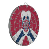 Verbazingwekkende Abstracte E.T. Art Print Dartbord (Voorkant Links)