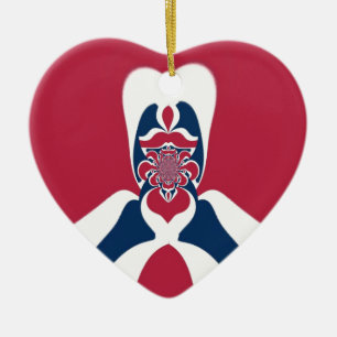 Verbazingwekkende Abstracte E.T. Art Print Keramisch Ornament