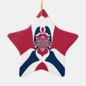 Verbazingwekkende Abstracte E.T. Art Print Keramisch Ornament (Voorkant)