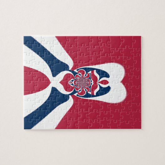 Verbazingwekkende Abstracte E.T. Art Print Legpuzzel (Horizontaal)