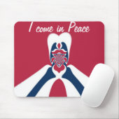 Verbazingwekkende Abstracte E.T. Art Print Muismat (Met muis)