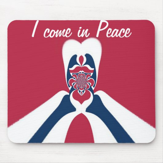 Verbazingwekkende Abstracte E.T. Art Print Muismat (Voorkant)