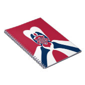 Verbazingwekkende Abstracte E.T. Art Print Notitieboek (Rechterzijde)