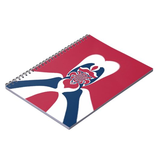 Verbazingwekkende Abstracte E.T. Art Print Notitieboek (Linkerzijde)