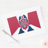 Verbazingwekkende Abstracte E.T. Art Print Rechthoekige Sticker (Envelop)