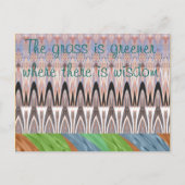 Verbazingwekkende Abstracte Pattern Art Print Briefkaart (Voorkant)