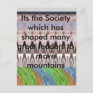 Verbazingwekkende Abstracte Pattern Art Print Briefkaart