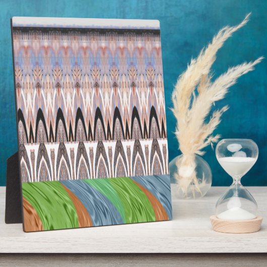 Verbazingwekkende Abstracte Pattern Art Print Fotoplaat (Zijkant)