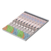 Verbazingwekkende Abstracte Pattern Art Print Notitieblok (Linkerzijde)