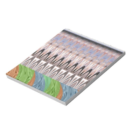 Verbazingwekkende Abstracte Pattern Art Print Notitieblok (Linkerzijde)