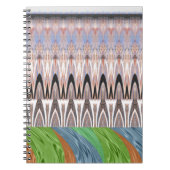 Verbazingwekkende Abstracte Pattern Art Print Notitieboek (Voorkant)