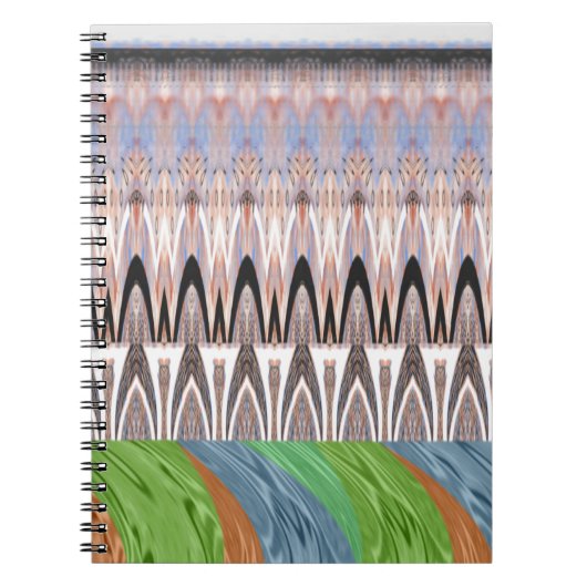 Verbazingwekkende Abstracte Pattern Art Print Notitieboek (Voorkant)