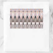 Verbazingwekkende Abstracte Pattern Art Print Rechthoekige Sticker (Tas)