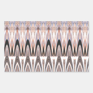 Verbazingwekkende Abstracte Pattern Art Print Rechthoekige Sticker