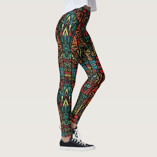 Verbazingwekkende Abstracte Pop Mode Leggings (Rechts)