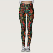 Verbazingwekkende Abstracte Pop Mode Leggings (Voorkant)